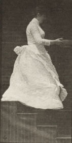 Plate 134 Descending stairs with a basin in hands — figure reference